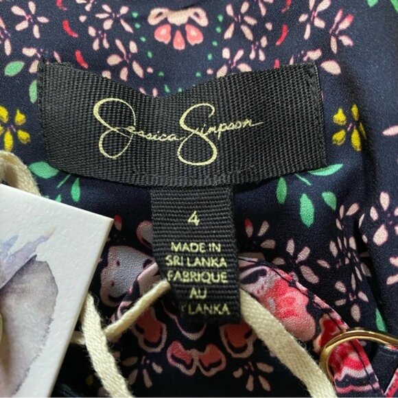 NWT Jessica Simpson Women's Floral Print Dress Size 4 - Picture 11 of 12